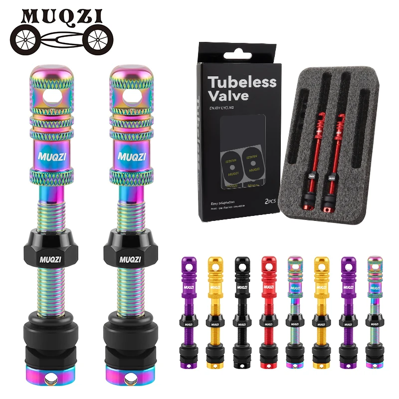 Tubeless Valve Core - MUQZI Tubeless Presta Valve Stem 45/55/65/75/85/100mm