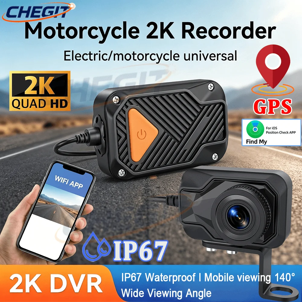 Mountain Biking Images - Motorcycle DVR 2K HD WiFi &