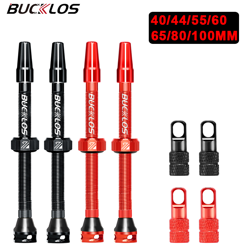 Tubeless Valve Core - BUCKLOS 40/44/55/60/65/80/100mm Tubeless Valve Presta MTB