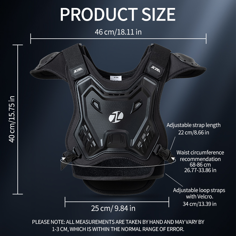 JCAA Children Motorcycle Chest - Mountain Biking Chest Protector recension och pris