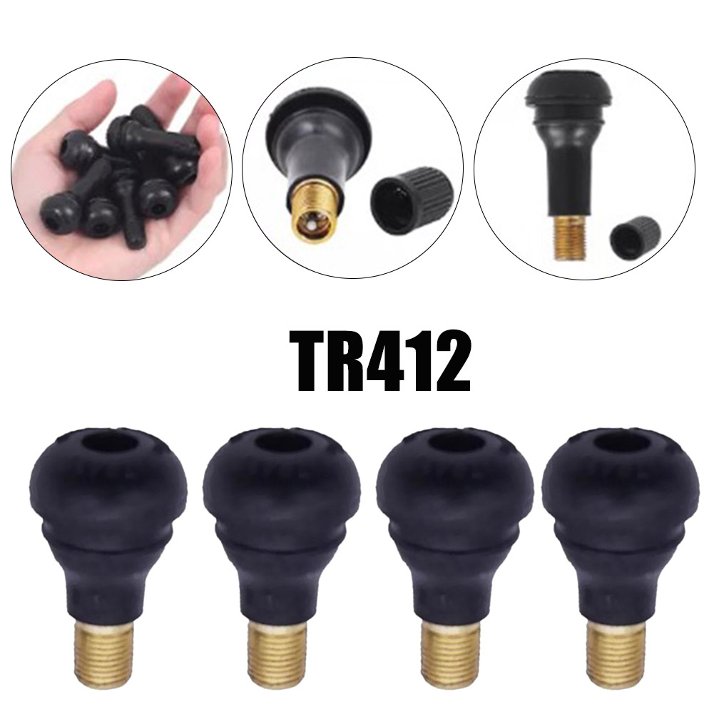4Pcs Universal TR412 Snap-in R - Tubeless Valve Core recension och pris