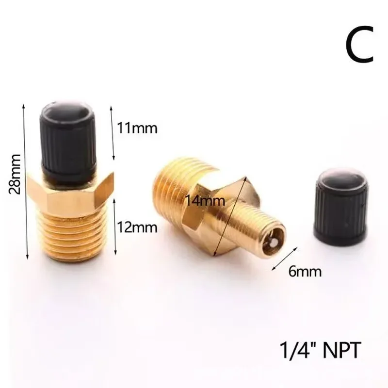 1/4 NPT 1/8 NPT M10*1 Automobi - Tubeless Valve Core recension och pris