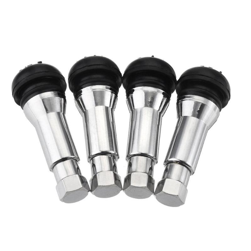 4Pcs/Set TR414 Chrome Aluminiu - Tubeless Valve Core recension och pris