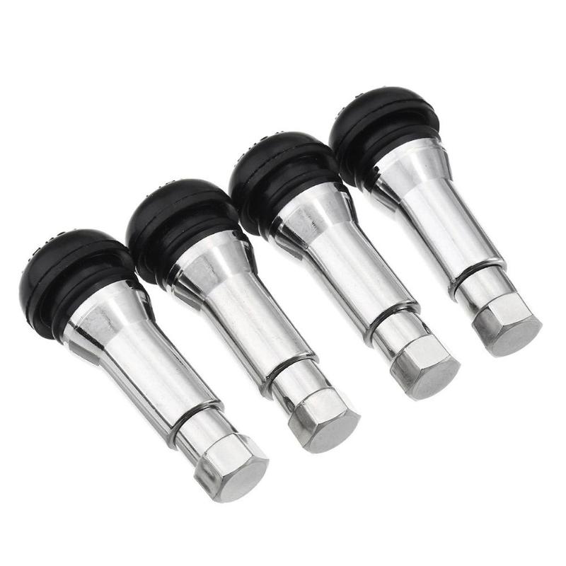 4Pcs/Set TR414 Chrome Aluminiu - Tubeless Valve Core recension och pris