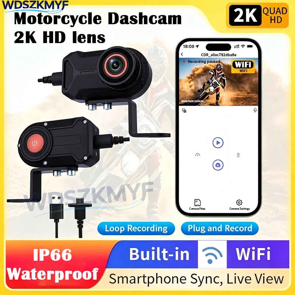 IP66  New 2K HD Motorcycle Dri - Mountain Biking Images recension och pris