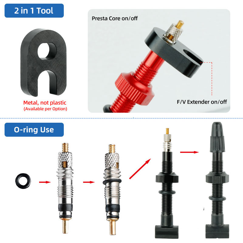 Deemount Presta Valve Core Bra - Tubeless Valve Core recension och pris