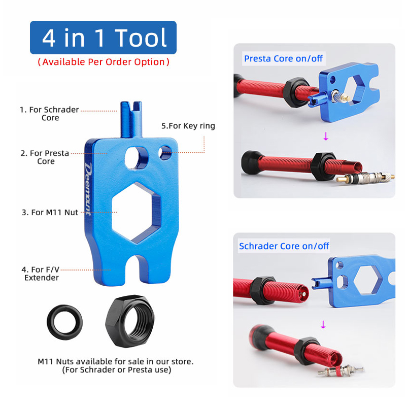 Deemount Presta Valve Core Bra - Tubeless Valve Core recension och pris