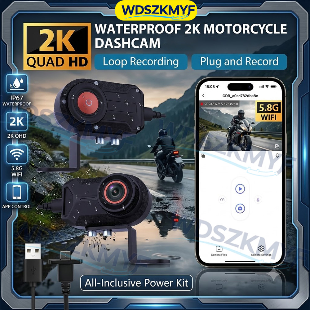 2K 30fps Motorcycle Dash Cam D - Mountain Biking Images recension och pris