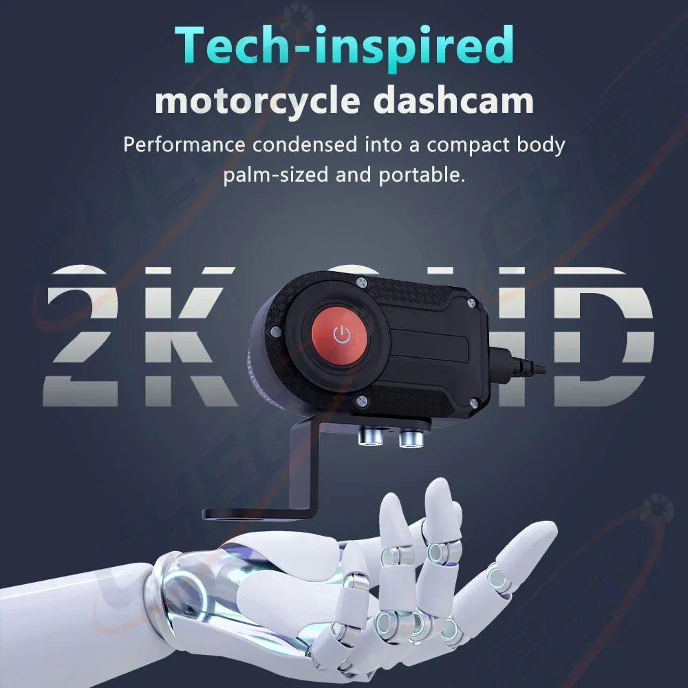 Motorcycle Dashcam 2K Action C - Mountain Biking Images recension och pris
