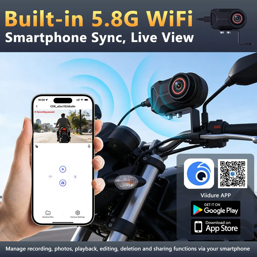 IP66 Waterproof New WIFI 2K 30 - Mountain Biking Images recension och pris