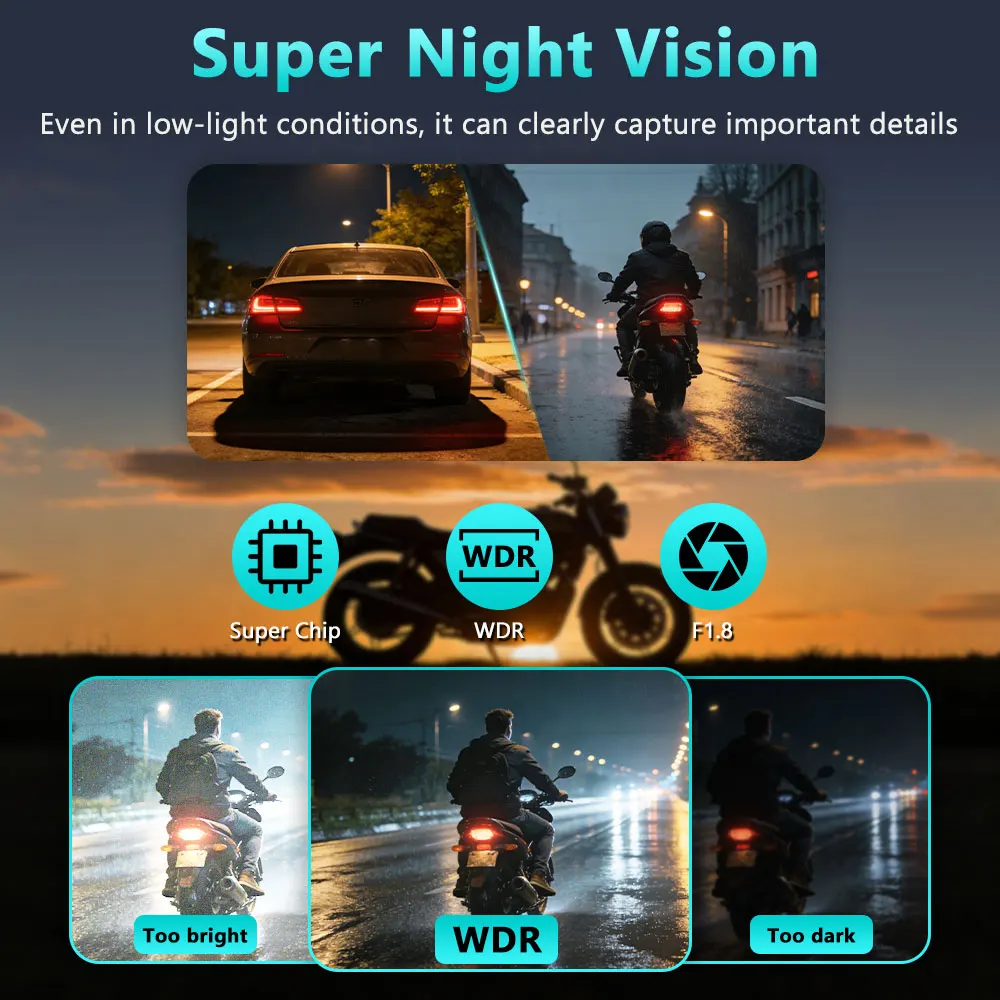 IP66 Waterproof New WIFI 2K 30 - Mountain Biking Images recension och pris